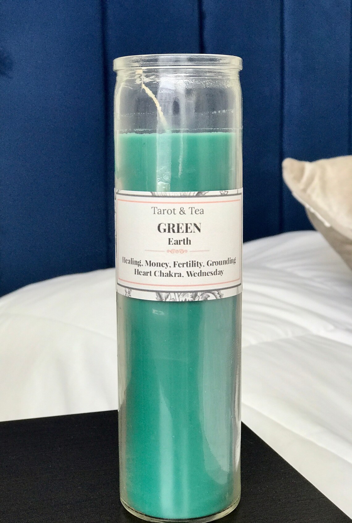 Green Earth Ritual Candle 7 Day Ritual Candle Healing Etsy