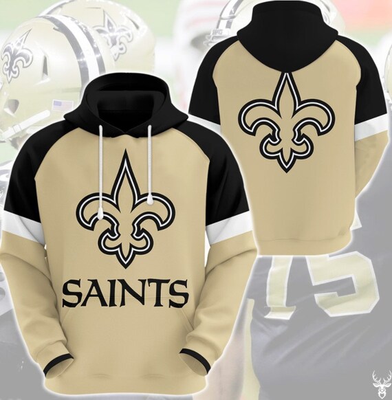 New Orleans Saints Hoodie New Orleans Saints Pullover Hoodie | Etsy