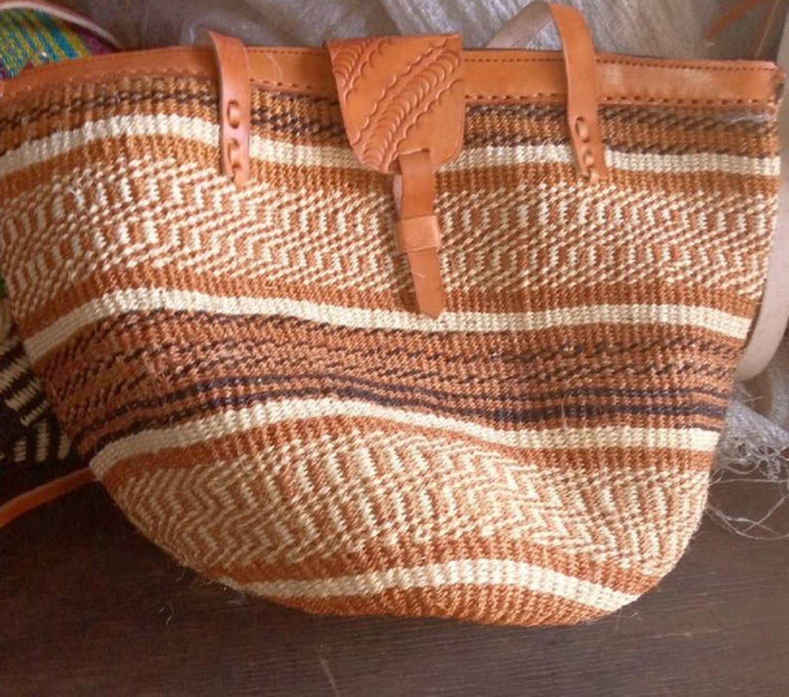 Sisal bag Handmade bag Maasai bead bag Africa bag Kenyan bag Etsy