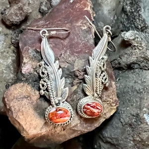 Spiny Oyster Sterling Silver Earrings