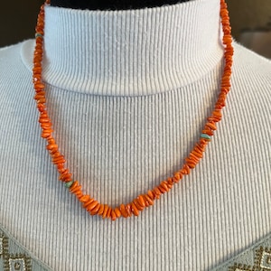 Spiny Oyster Bead Necklace