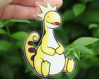 Relaxaurus Lux - Double-sided acrylic charm