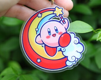 Kirby - Double-sided acrylic charm