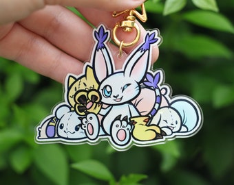 Gatomon -Double-sided acrylic charm