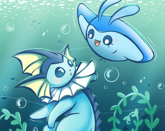 Vaporeon- Print