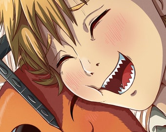 Denji and Pochita - Print