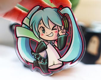 Hatsune Miku - Double-sided acrylic charm