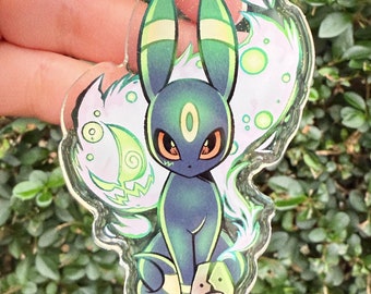 Umbreon and friends - Double-sided acrylic charm