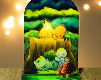 Bulbasaur, Squirtle and Charmander - Acrylic Standee