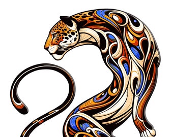 Jaguar | PNG | Digital art for creative designs