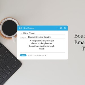 Boudoir Email Response Template, Boudoir Marketing Email, Boudoir Email Inquiry Response, Boudoir Inquiry, Boudoir Photographer Marketing