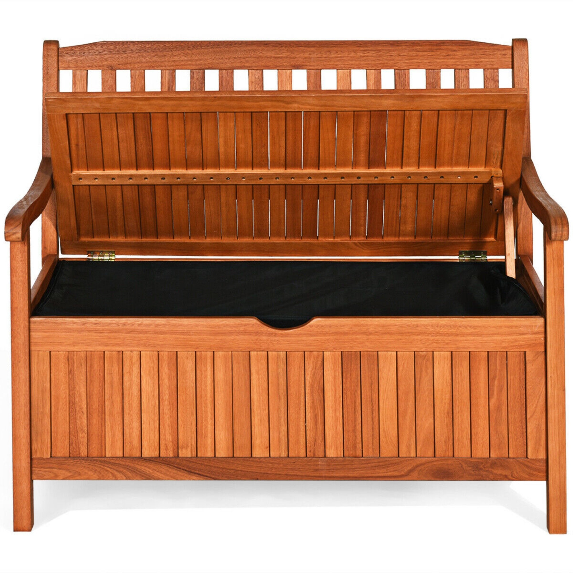Outdoor Storage 42 Trunk Chest Seating Bench w/Backrest Etsy