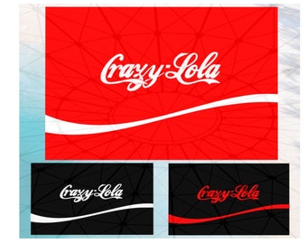 Logo Cocacola parody, CRAZY LOLA, svg, desing art, vector , logo cocacola, download fun logo, download file, desing fun, desing fun download