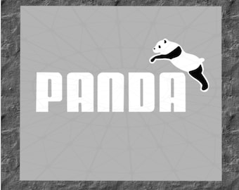 Panda bear desing vector, Panda SVG, Panda svg Files, Bear svg, panda Clipart, Panda Png, Panda Vector Logo, Panda Silhouette, Camisa,panda