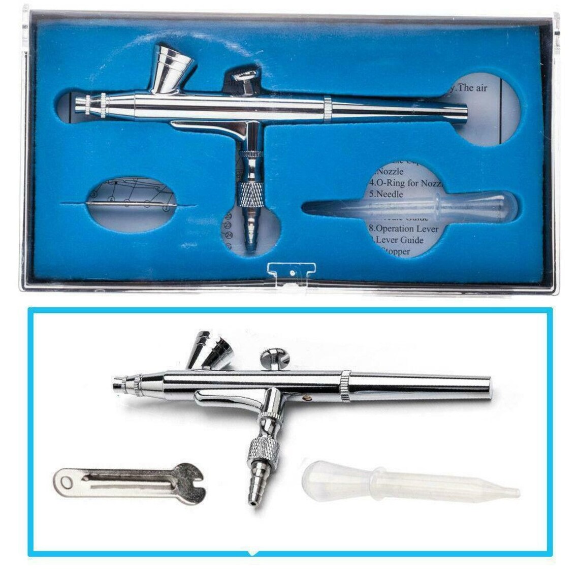 Completo Air Brush Tool Kit Air Paint Hobbycraft Portable 3 Etsy