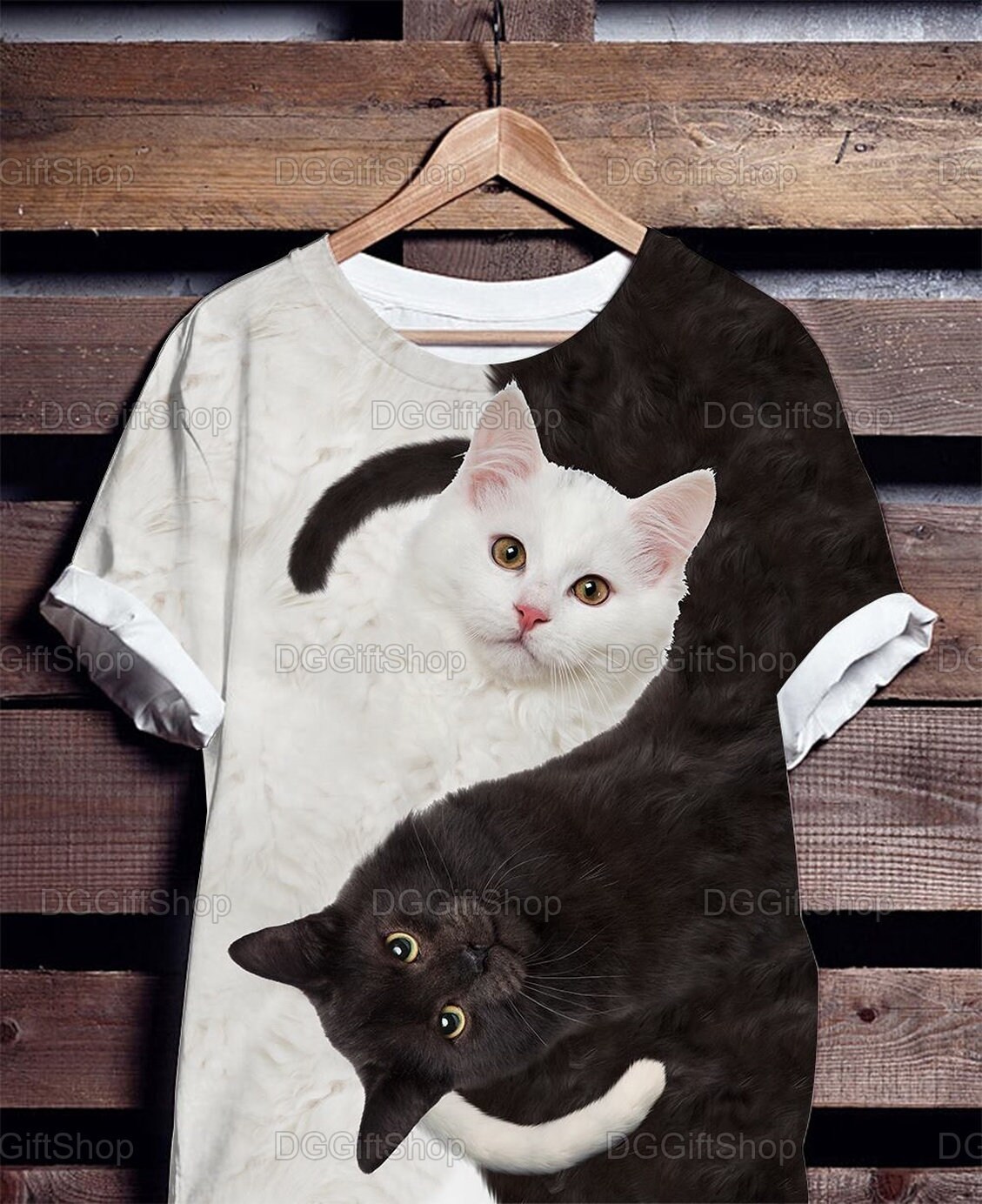 cat yin yang sweatshirt