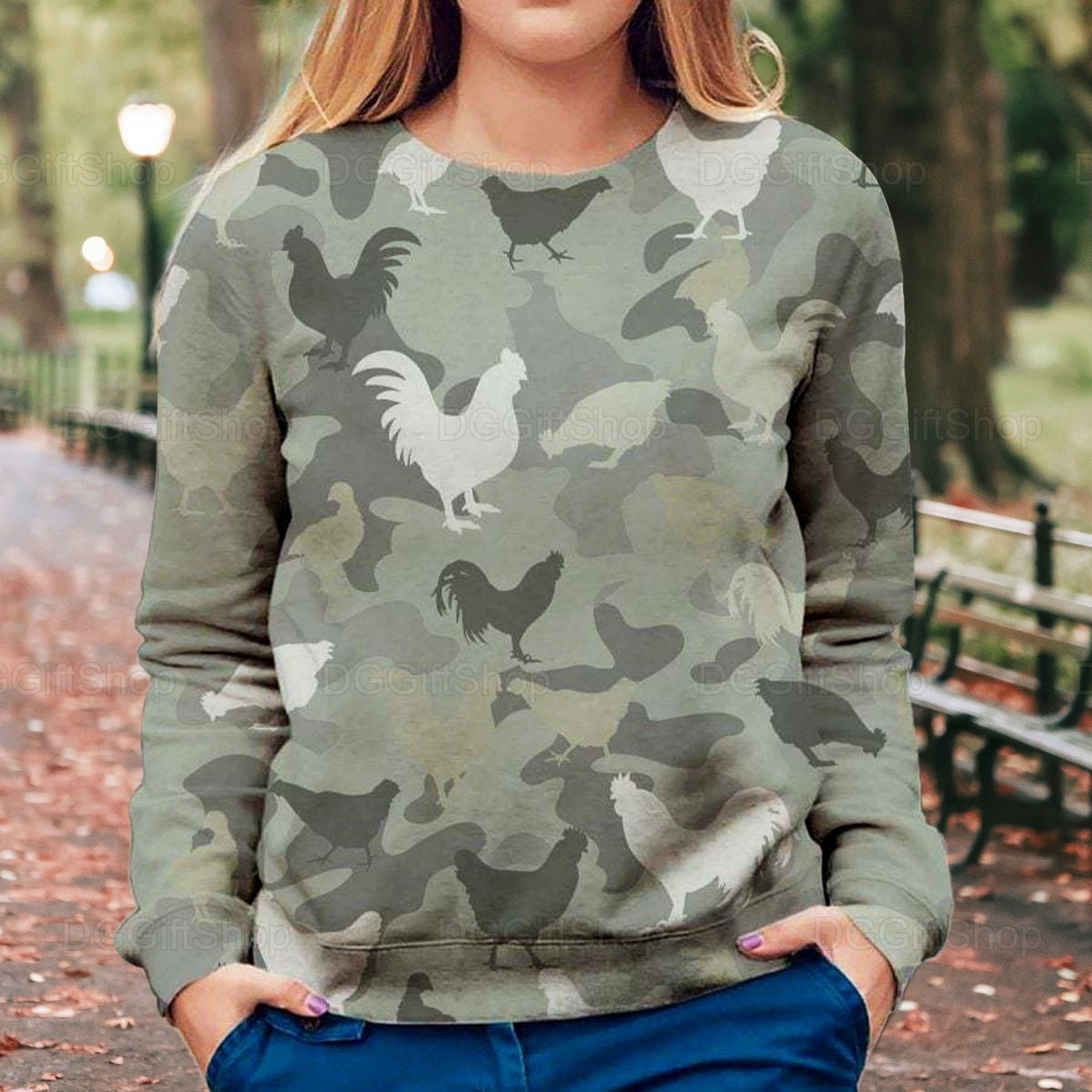 Camo Sweatshirt - Etsy