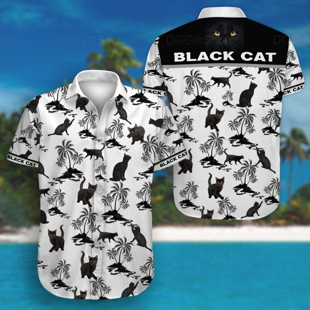 Cat Hawaiian Shirts Cat Summer Shirts 