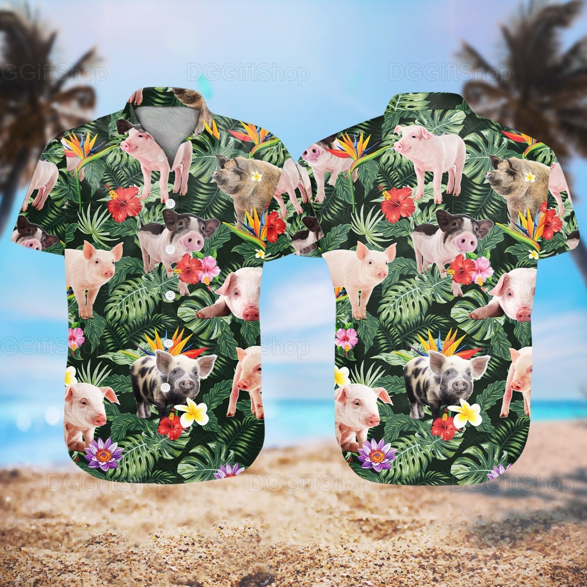 Pig Aloha Hawaiian Shirt
