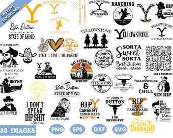 Download Yellowstone Svg Etsy