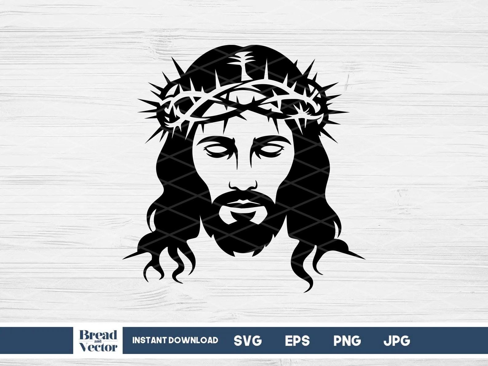 Jesus Christ SVG: Christian Religious Design Cut Files, Catholic ...