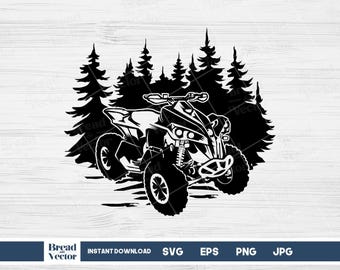 ATV Trail Riding SVG: Off Road Adventure Design (Digital Download)