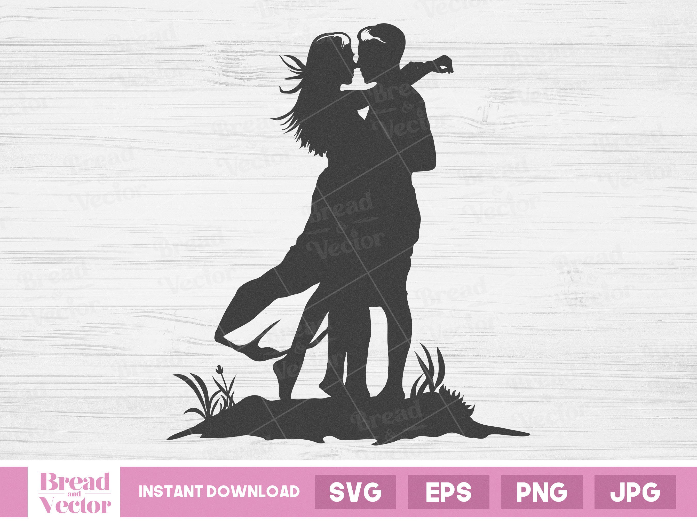 Couple Silhouette Clipart, Couples Silhouettes, Lovers Silhouettes Clip  Art, Cupid Silhouettes, Wedding Silhouettes Clipart -  Denmark