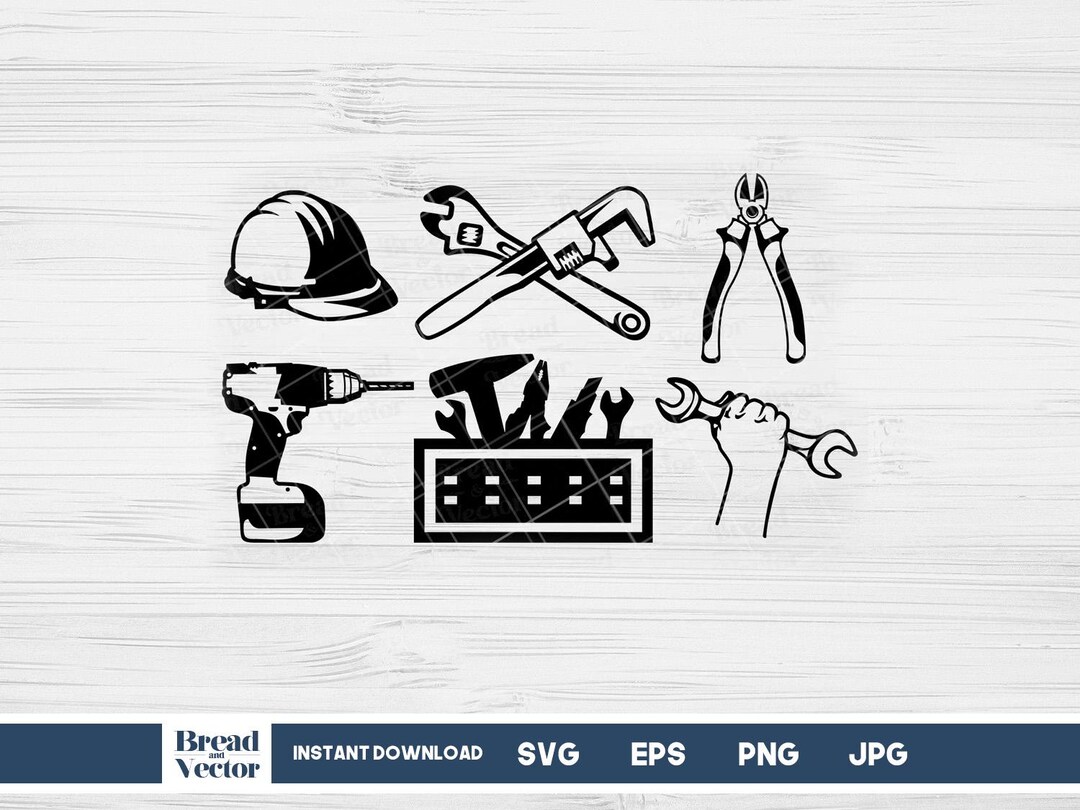 Fixing Svg Repair Tools SVG Cut File: Carpentry Design Bundle (digital Download ...