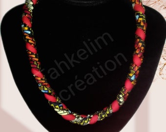 woven cord necklace