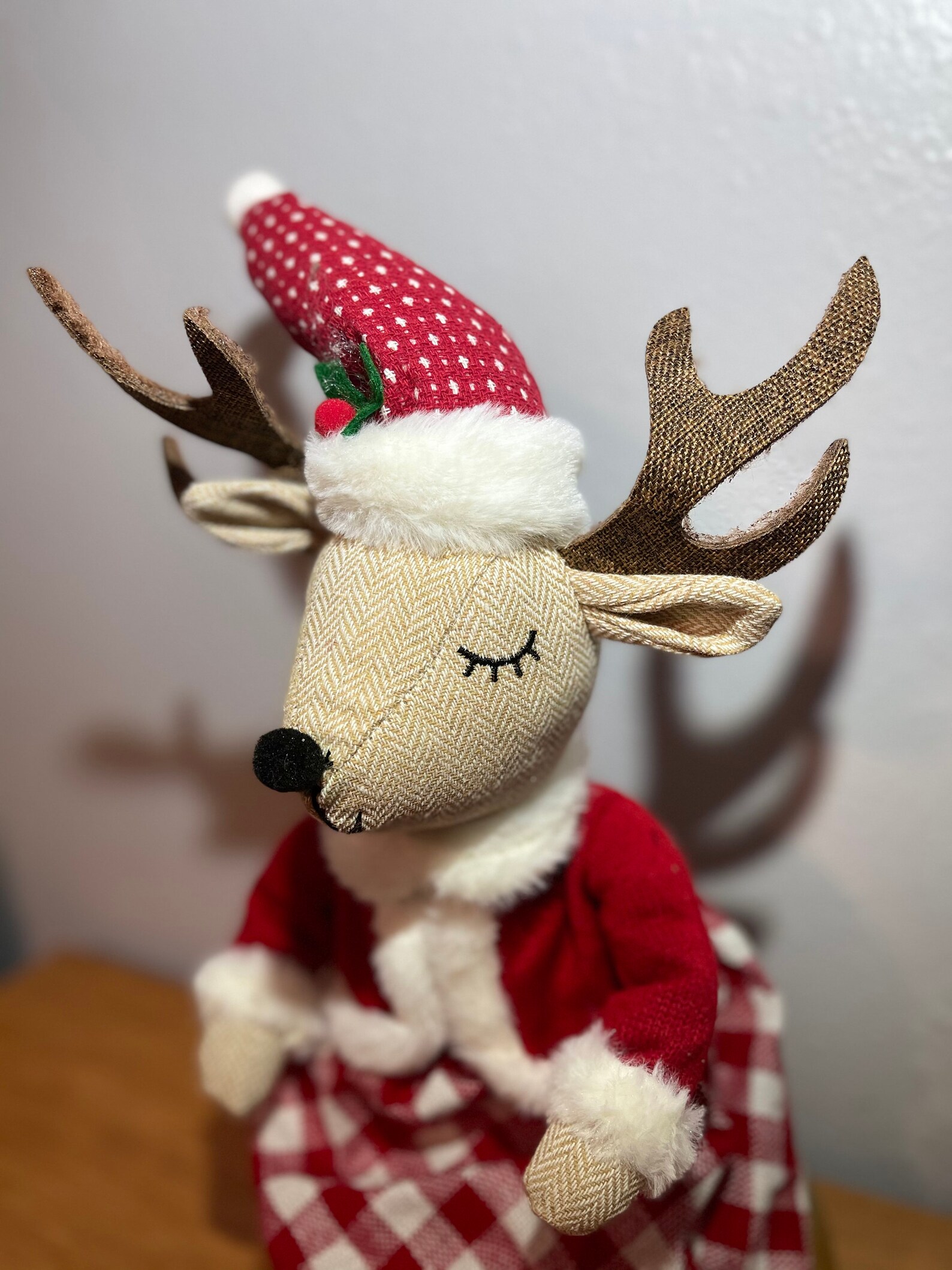 Reindeer Shelf Sitters Set of 2 Boy & Girl Christmas Reindeer Etsy