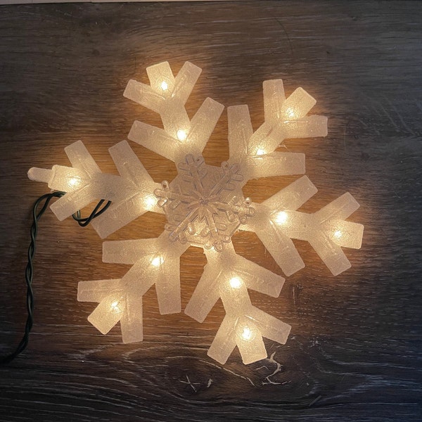 Lighted Cross Tree Topper Etsy