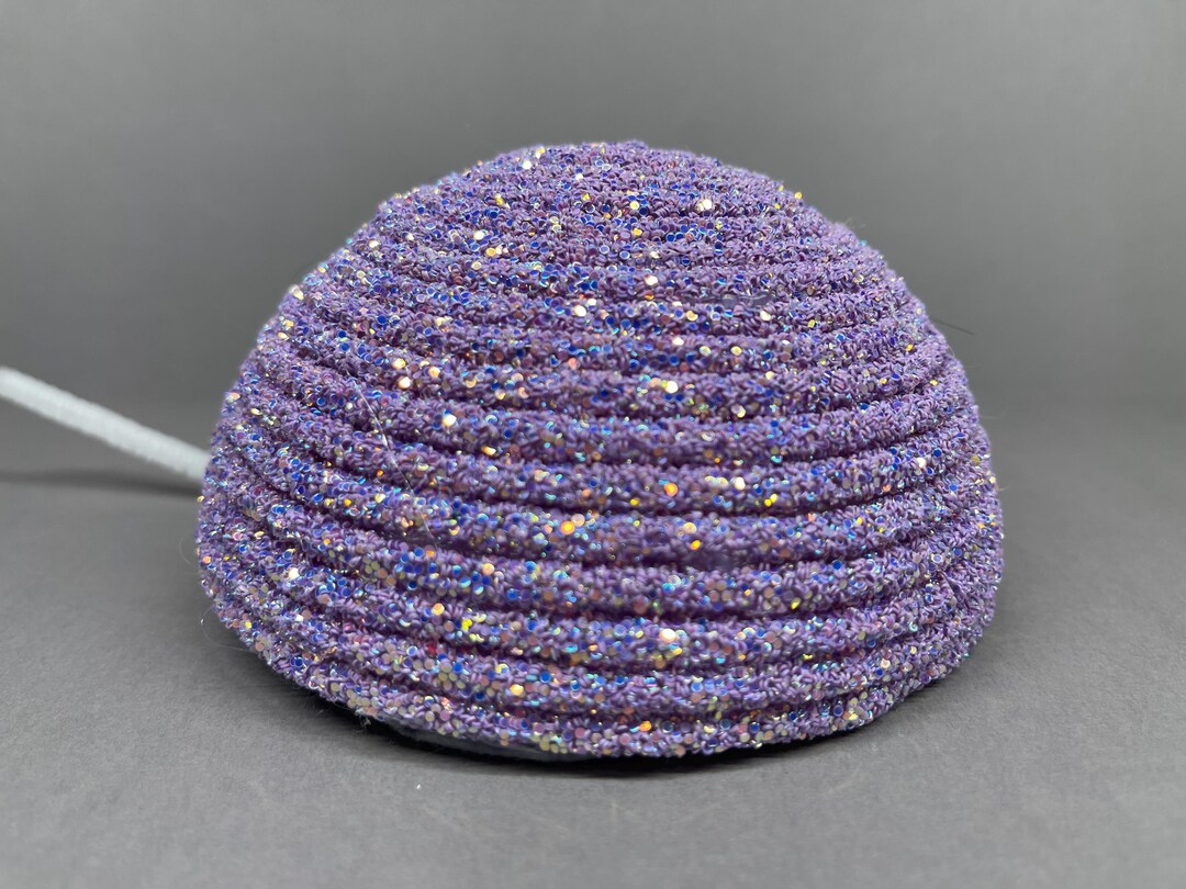 Flower Center, Purple (lavender), Handmade, Glitter Rope, Pastel ...