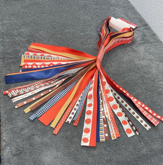 Fall Ribbon Bundle, 30 PC, Assorted Unwired Ribbon, 1 Yard Each