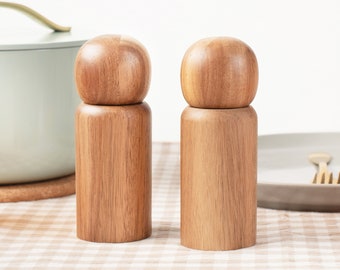Guayabo Spice Mills (2-Pack, Grinders) - Acacia Wood