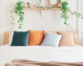 Monteverde Set – Pack of 4 Decorative Throw Pillow Covers - Orange/Green