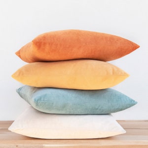 Samara Set – Pack of 4 Decorative Throw Pillow Covers - Orange/Teal