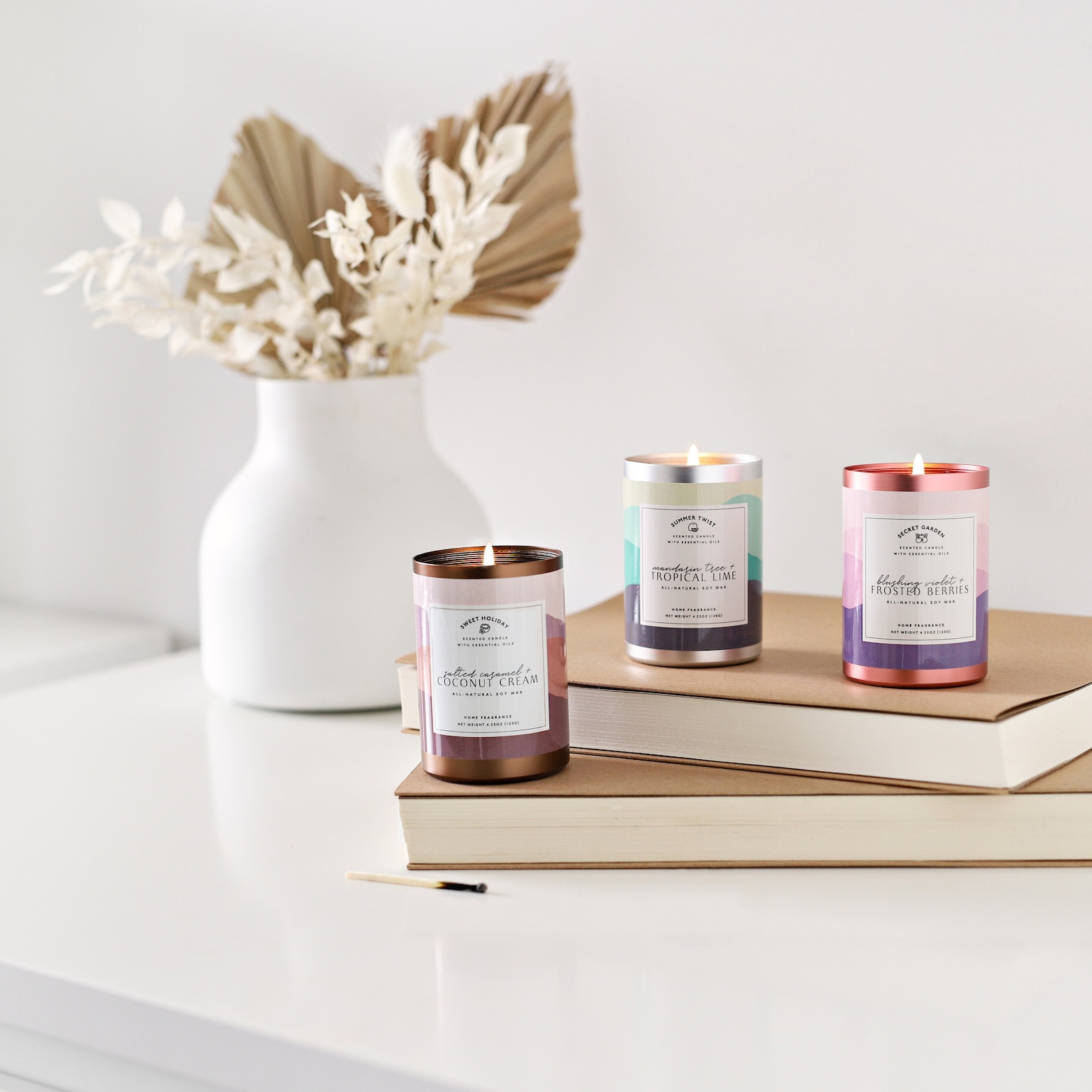 Arenal Set Aromatherapy Scented Candles 3pack 4.23oz Etsy