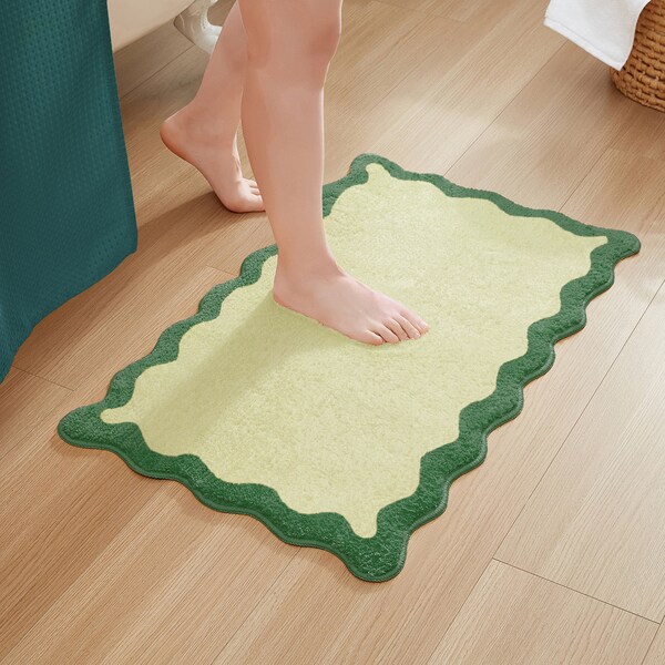 Green Bath Mat - Etsy