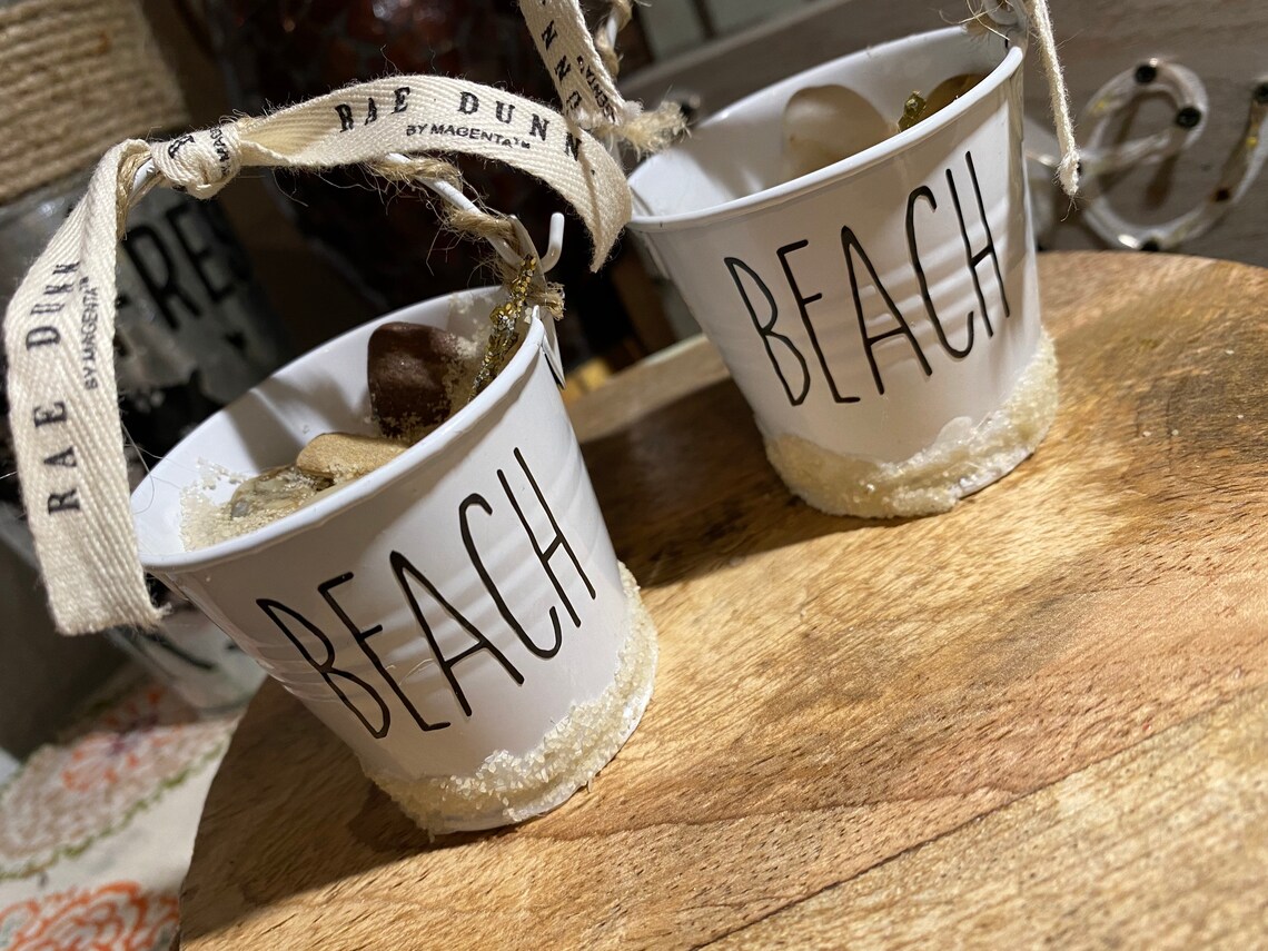 Rae Dunn BEACH Mini Sand Pails Etsy