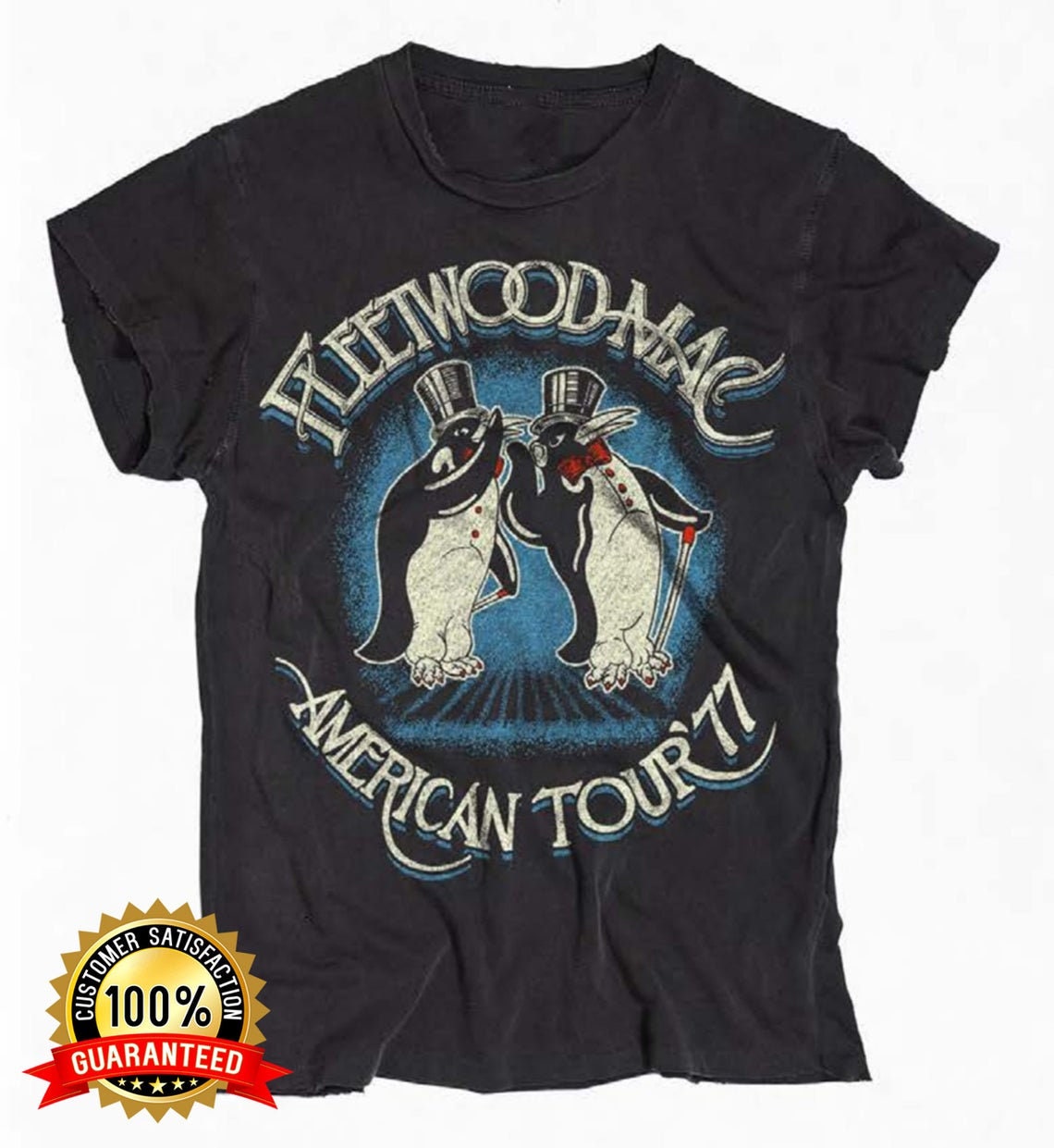 Vintage fleetwood mac concert t shirt Clearance
