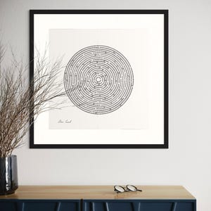 Maze, Original Drawing, Hand-Drawn, Labyrinth, Life Change, Finding Your Path image 6