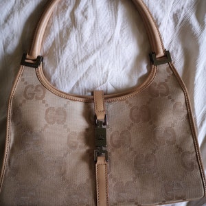 Authentieke vintage Gucci tas echt leer | Etsy België