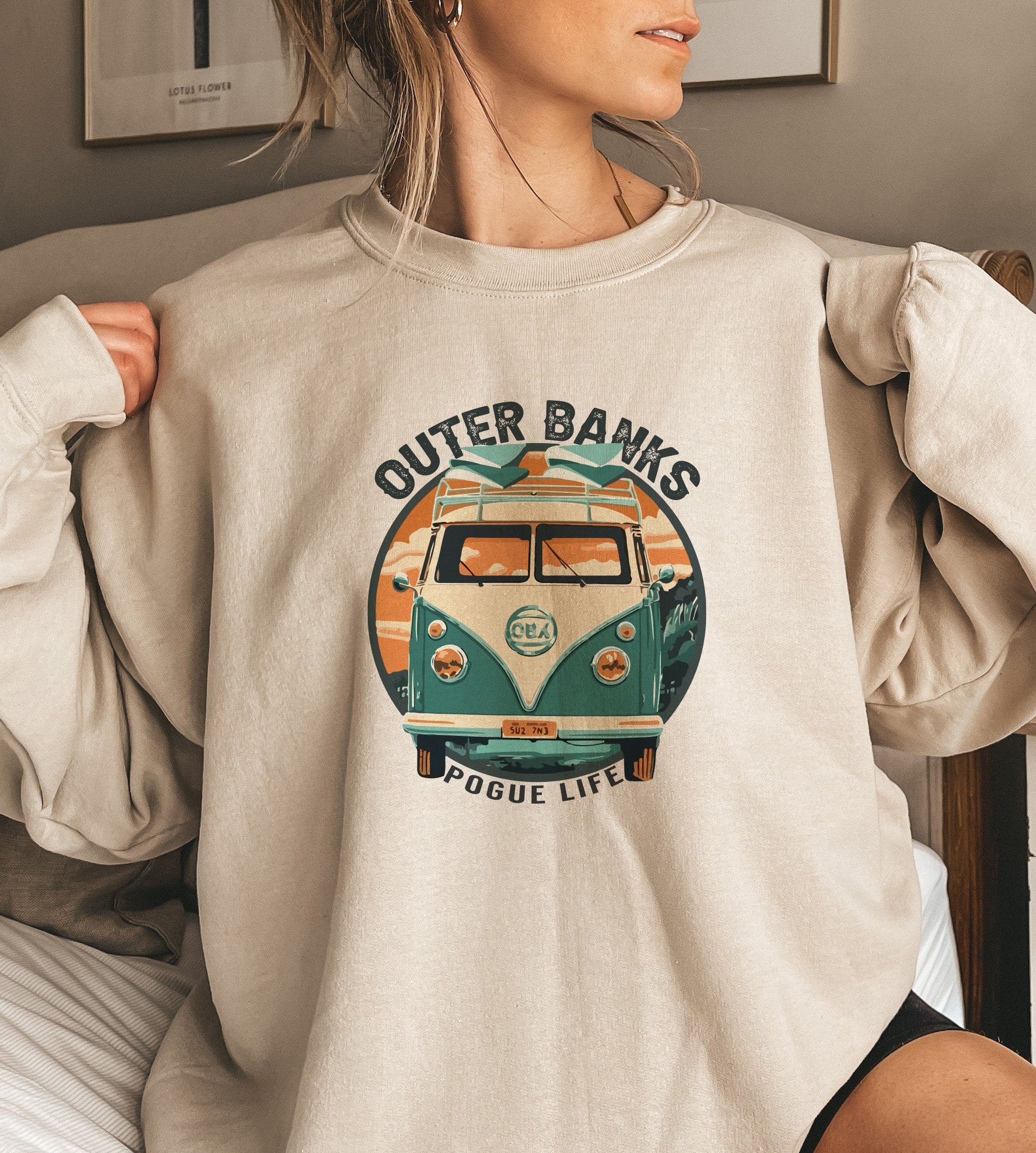 Vintage Outer Banks Sweater 2021 | Pogue Life North Carolina Sweatshi…