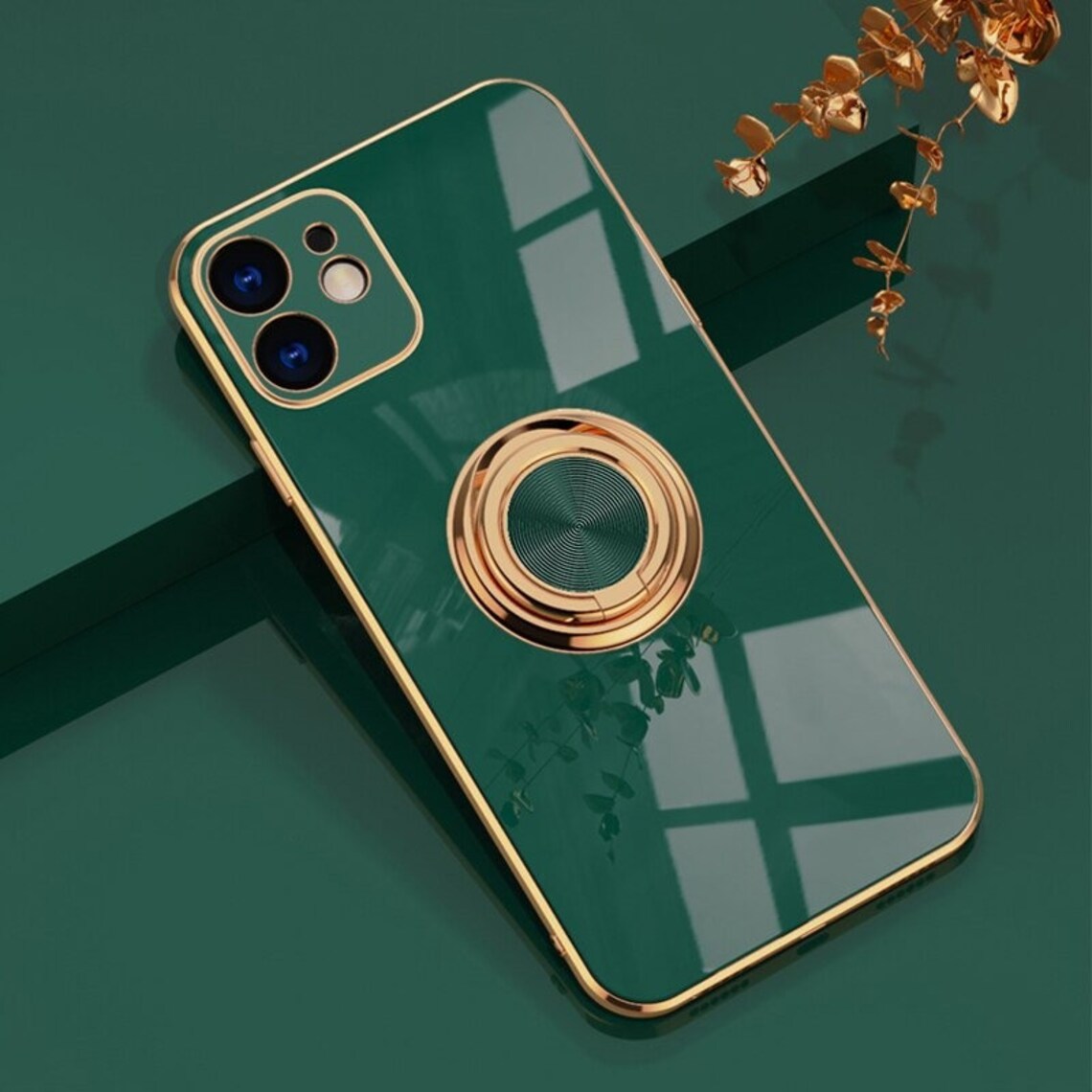 Luxury Plating Metal Ring Phone Case For iPhone 12 11 Pro Max Etsy