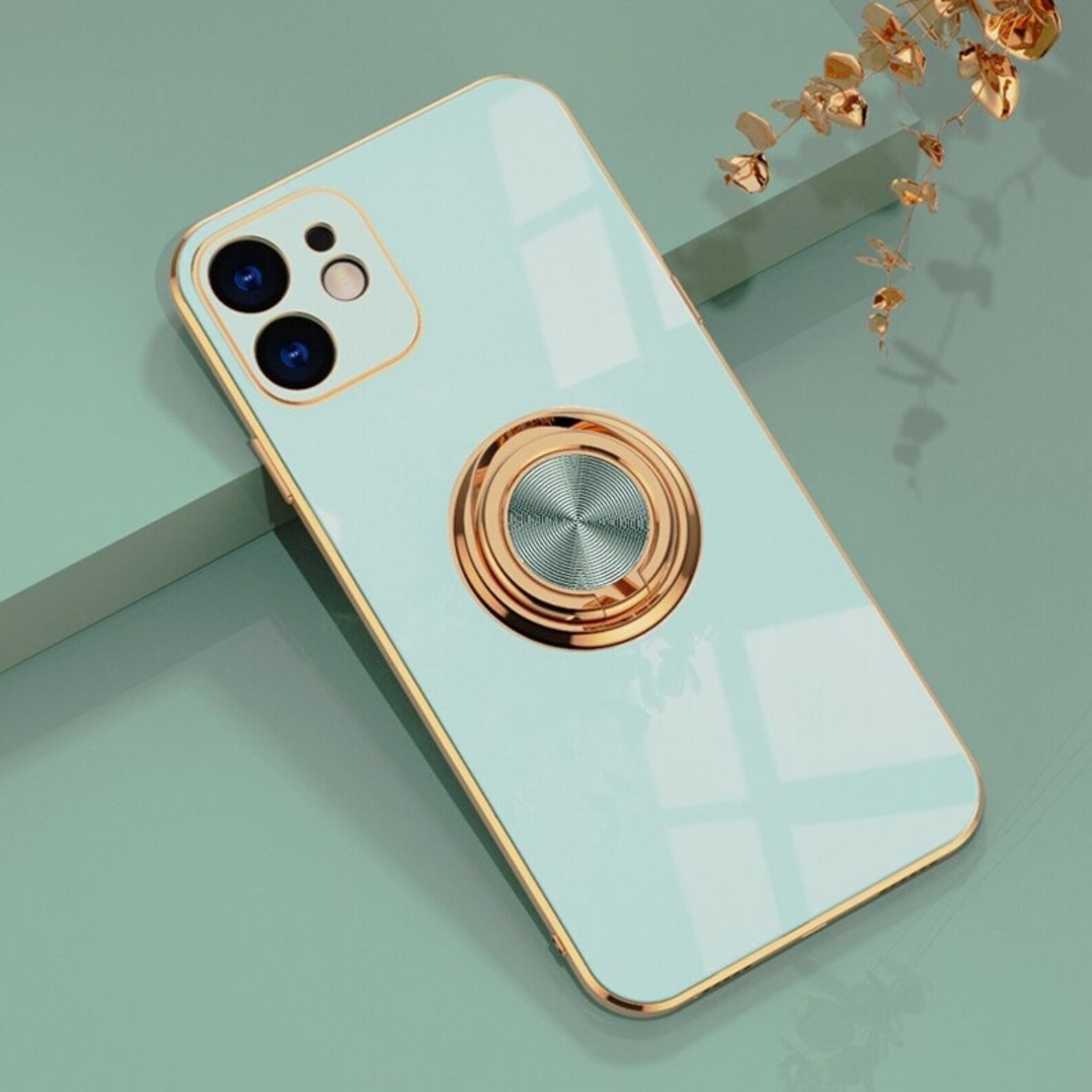 Luxury Plating Metal Ring Phone Case For iPhone 12 11 Pro Max Etsy