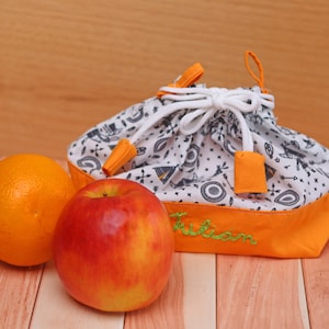 embroidered lunch bag for kids little vikings