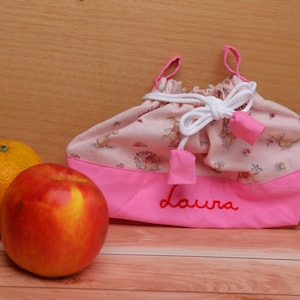 embroidered lunch bag for kids little kangaroos