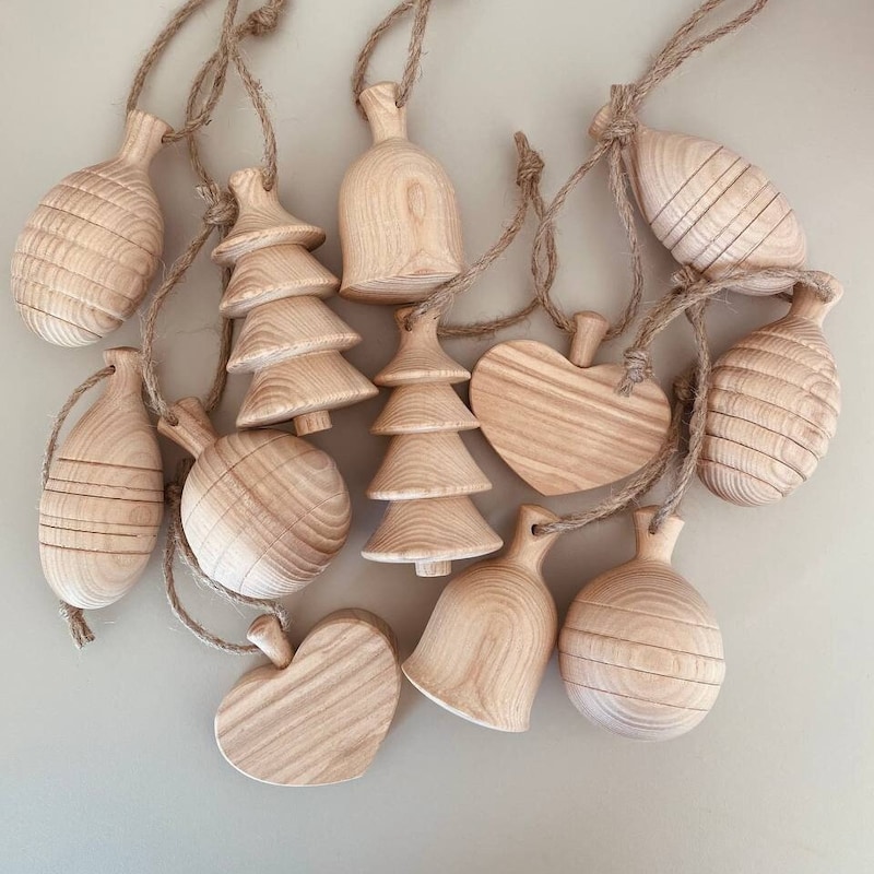 Wooden Christmas Ornaments Etsy — free download