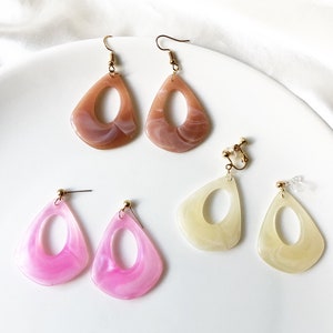 Teardrop statement Earring, Geometric Earring, Gift for her