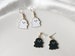 Cute Little Halloween Ghost Earrings 